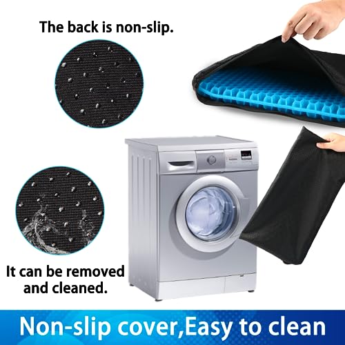 Thick Extra Large Gel Seat Cushion with Non-Slip Cover R3924