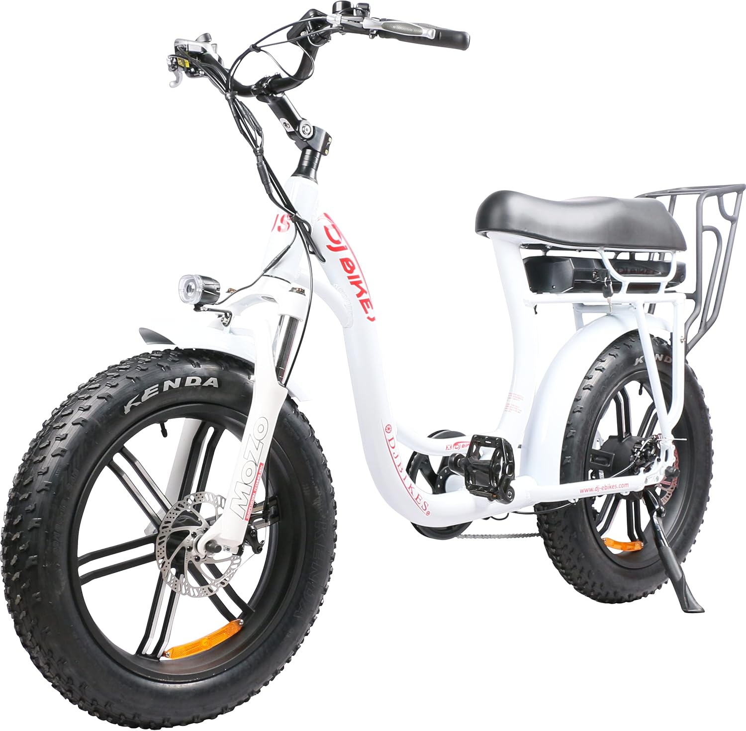Pearl White 750W 48V 13Ah Electric Bicycle O882