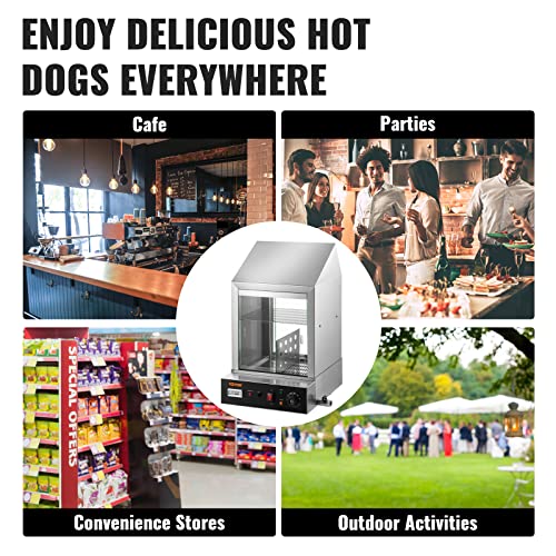 36 L 2-Tier Hot Dog Steamer R683000