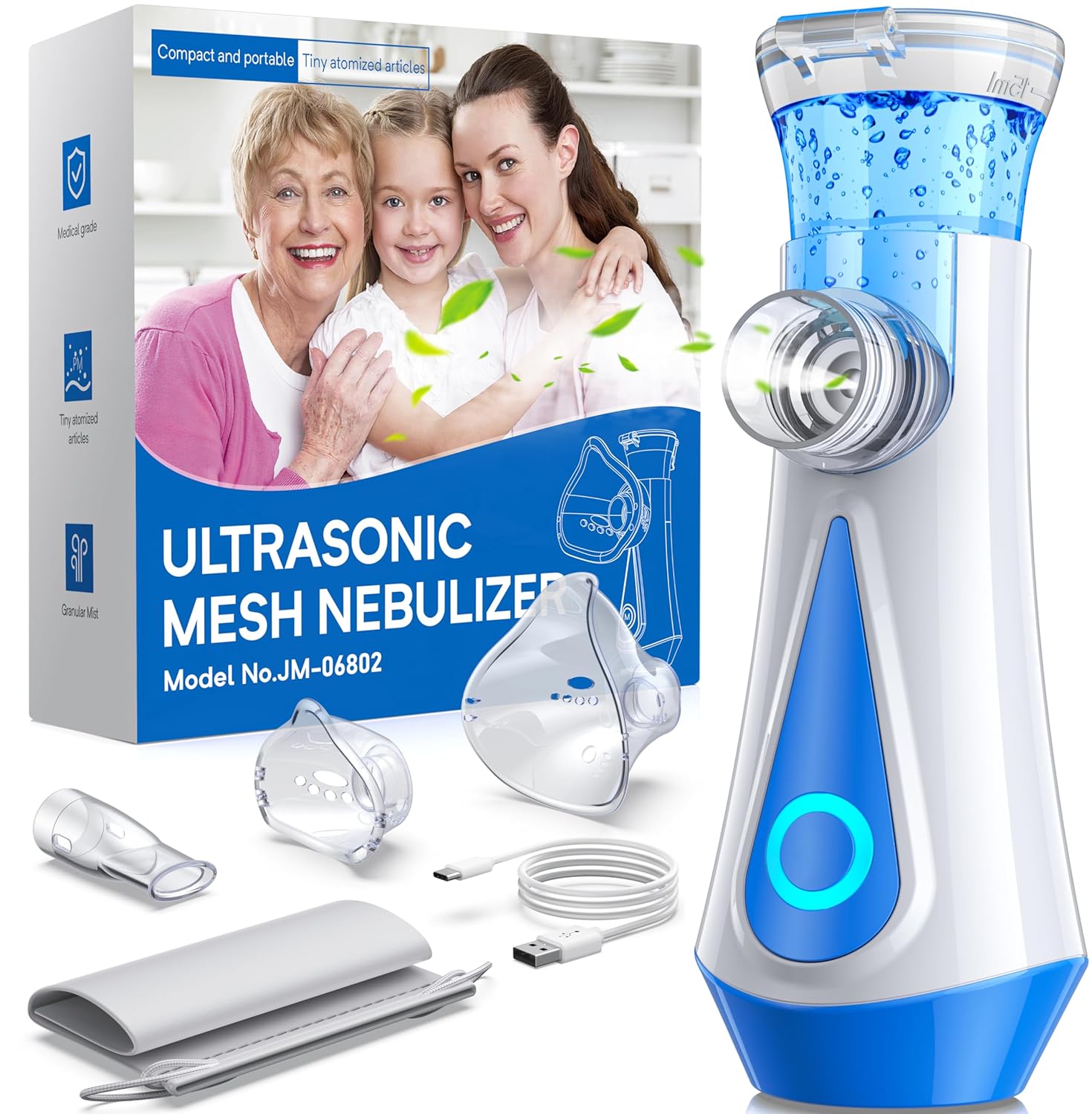 USB Rechargeable Mesh Nebulizer I7600