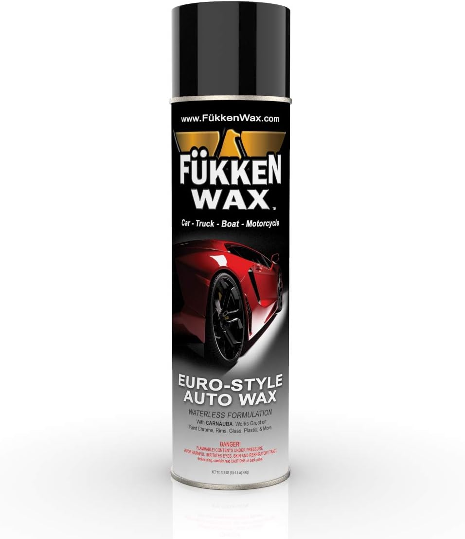 17.05oz Carnauba Spray-On Car Wax (6 Cans) N492