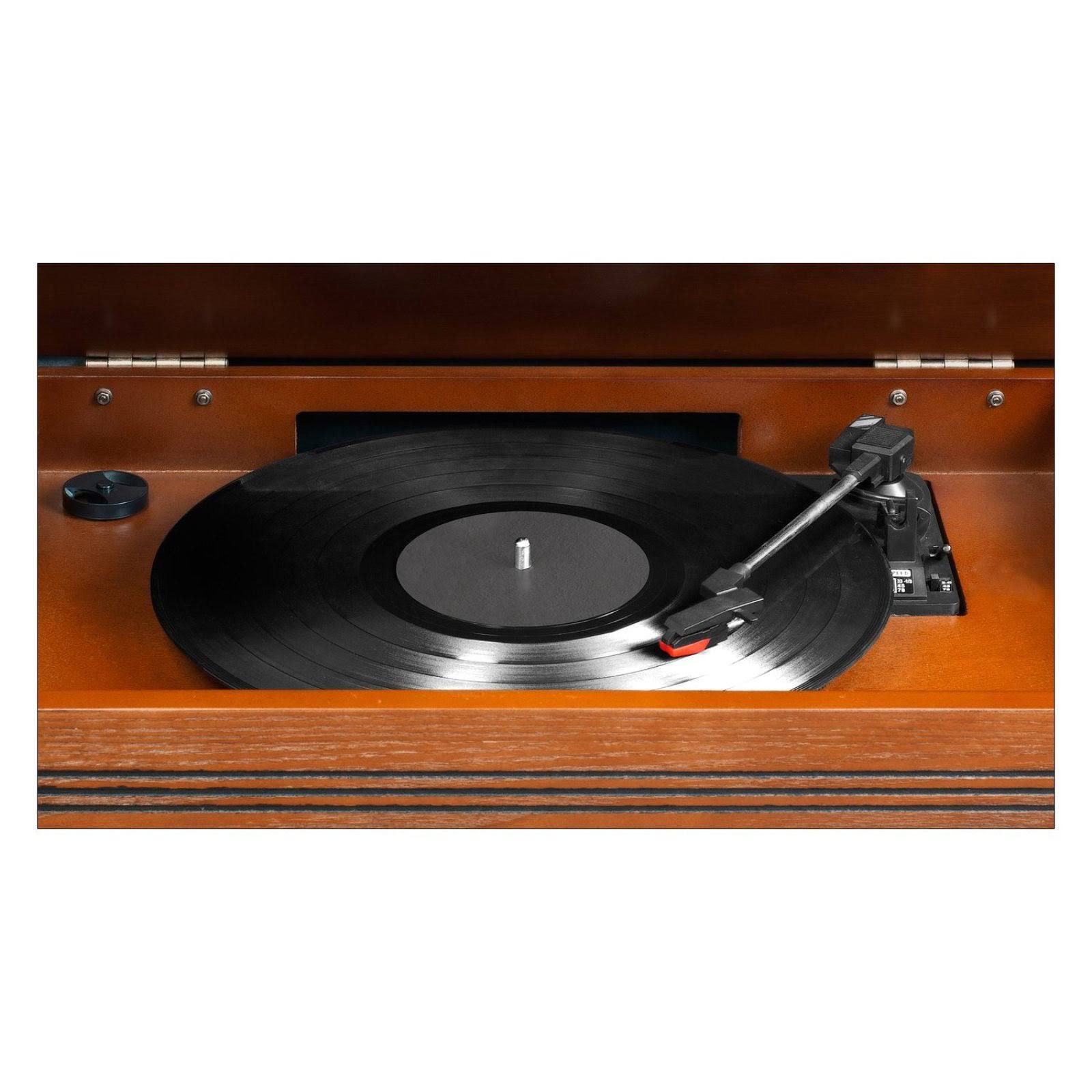 Wooden Turntable with Bluetooth O287156