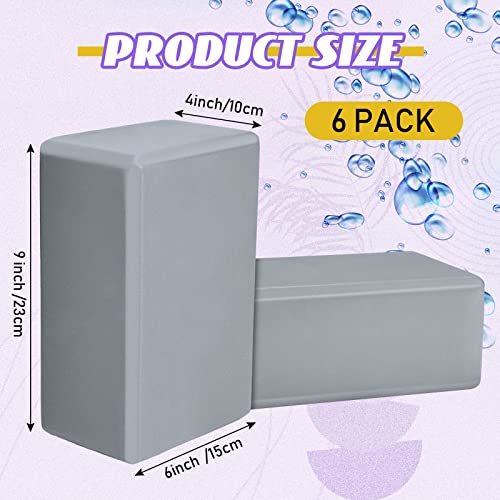 6 Pack Eva Foam Yoga Blocks X262393