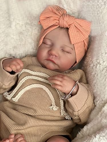 18 inch Lifelike Reborn Silicone Vinyl Sleeping Baby Doll D415169