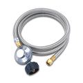 6Ft Propane Regulator and Hose, 3/8" Female Flare A37597