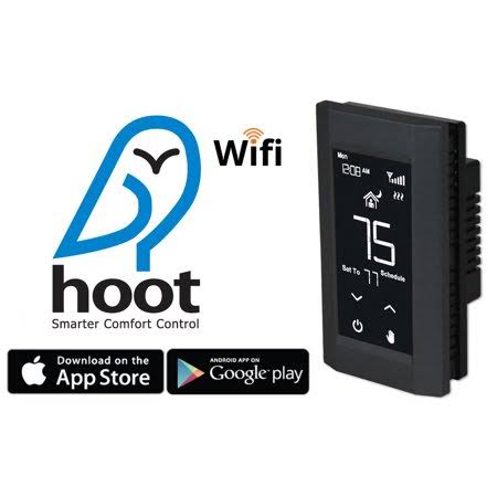 Black Programmable Thermostat M1058