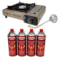 Dual Fuel Portable Camping Stove with Carrying Case P857197
