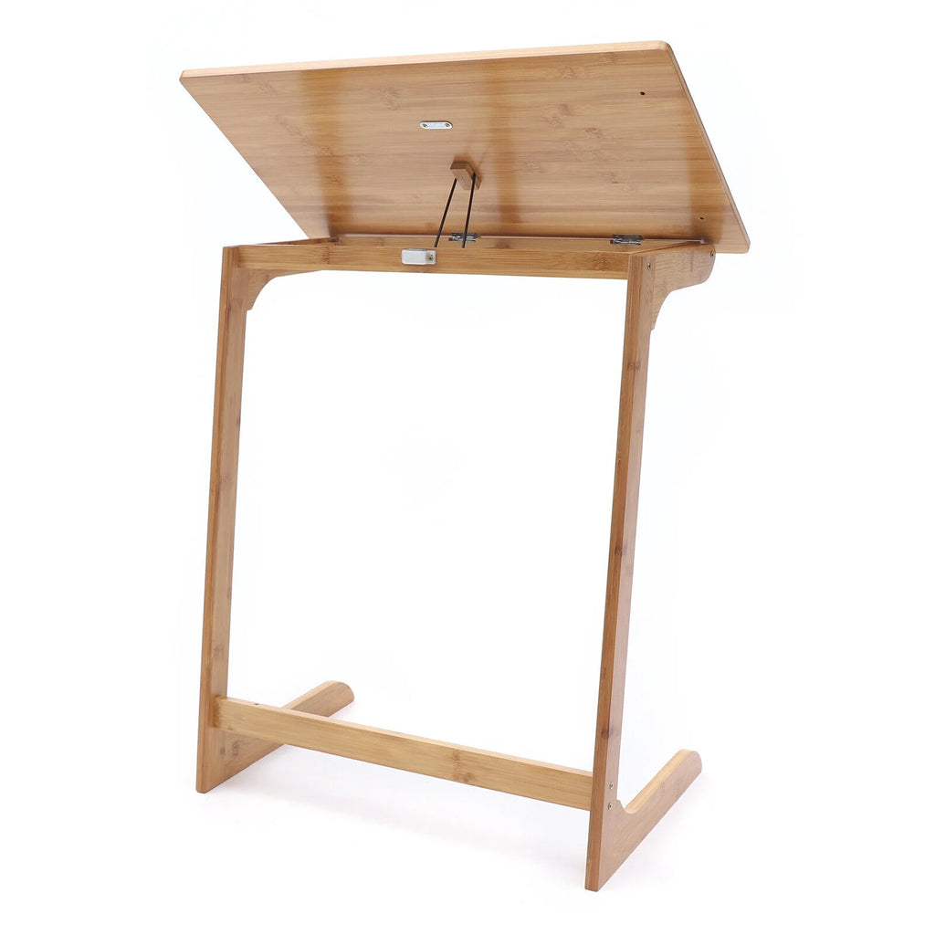 Adjustable Laptop Desk End Table Portable Over-Bed Table N99307