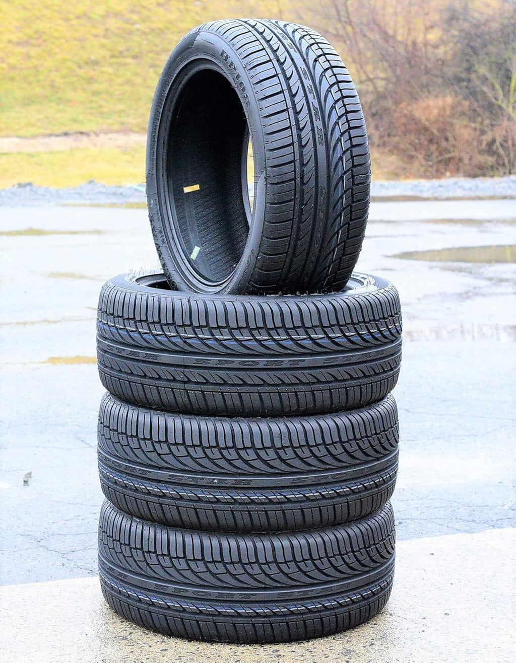 Set of 4 All-Season High Performance Radial Tires 225/40R18 92W Load Range XL 4-Ply BSW M84442