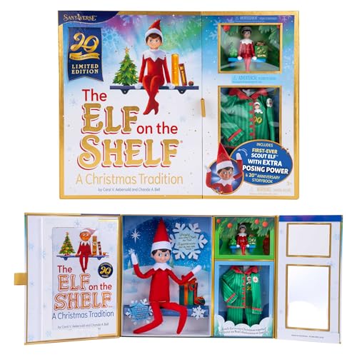 Posable Boy Scout Elf with Blue Eyes Box Set W880129