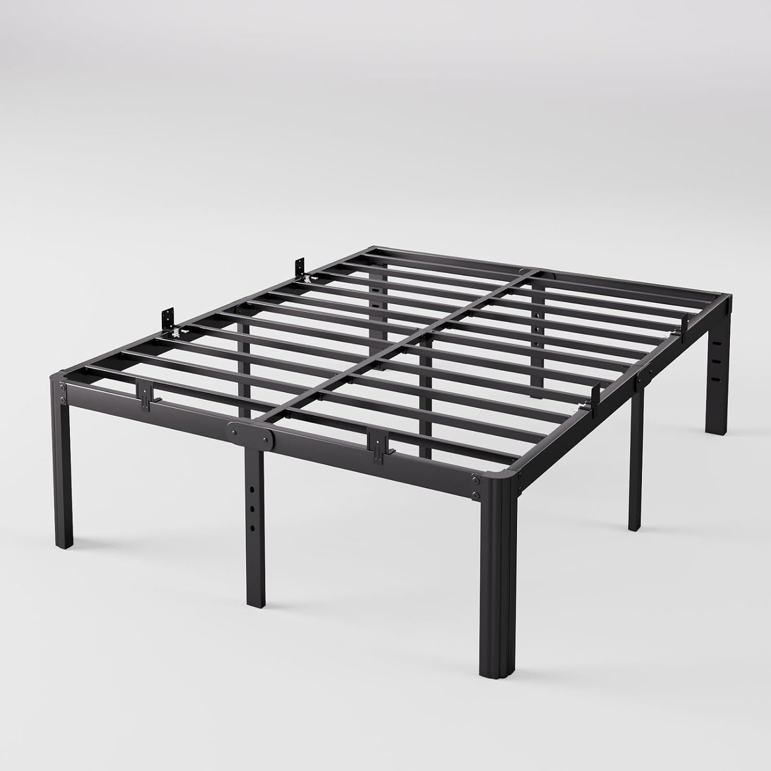14in High King Platform Bed Frame with Mattress Slide Stopper R16371