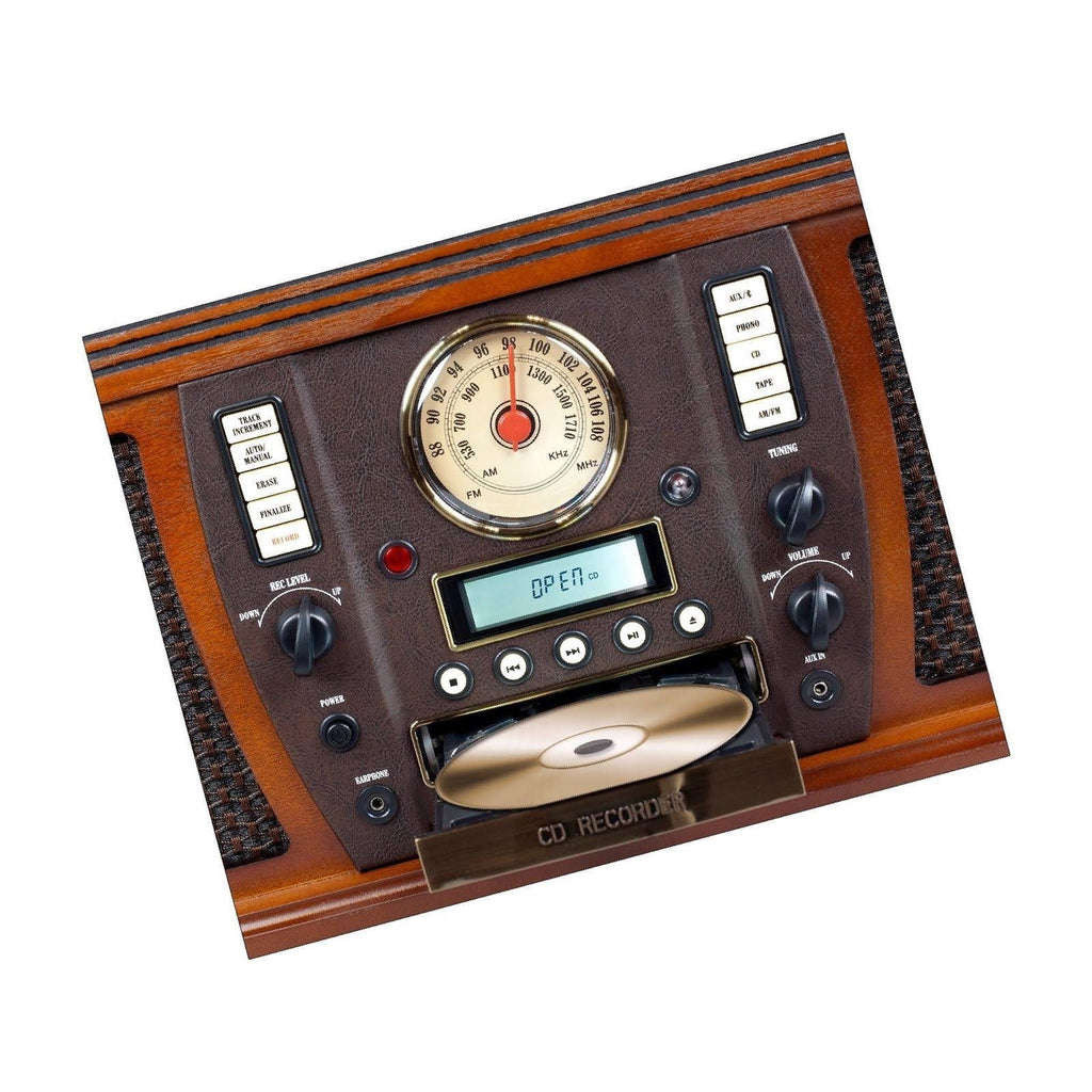 Wooden Turntable with Bluetooth O287156