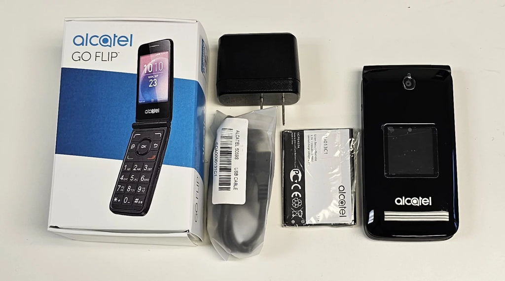 Black 4G LTE Unlocked Flip Phone G344