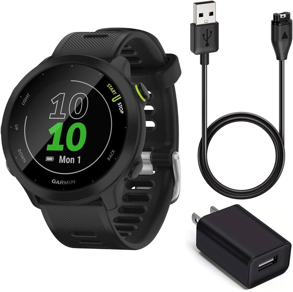 Black GPS Running Smartwatch Power Bundle X59699