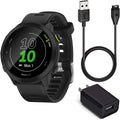 Black GPS Running Smartwatch Power Bundle X59699