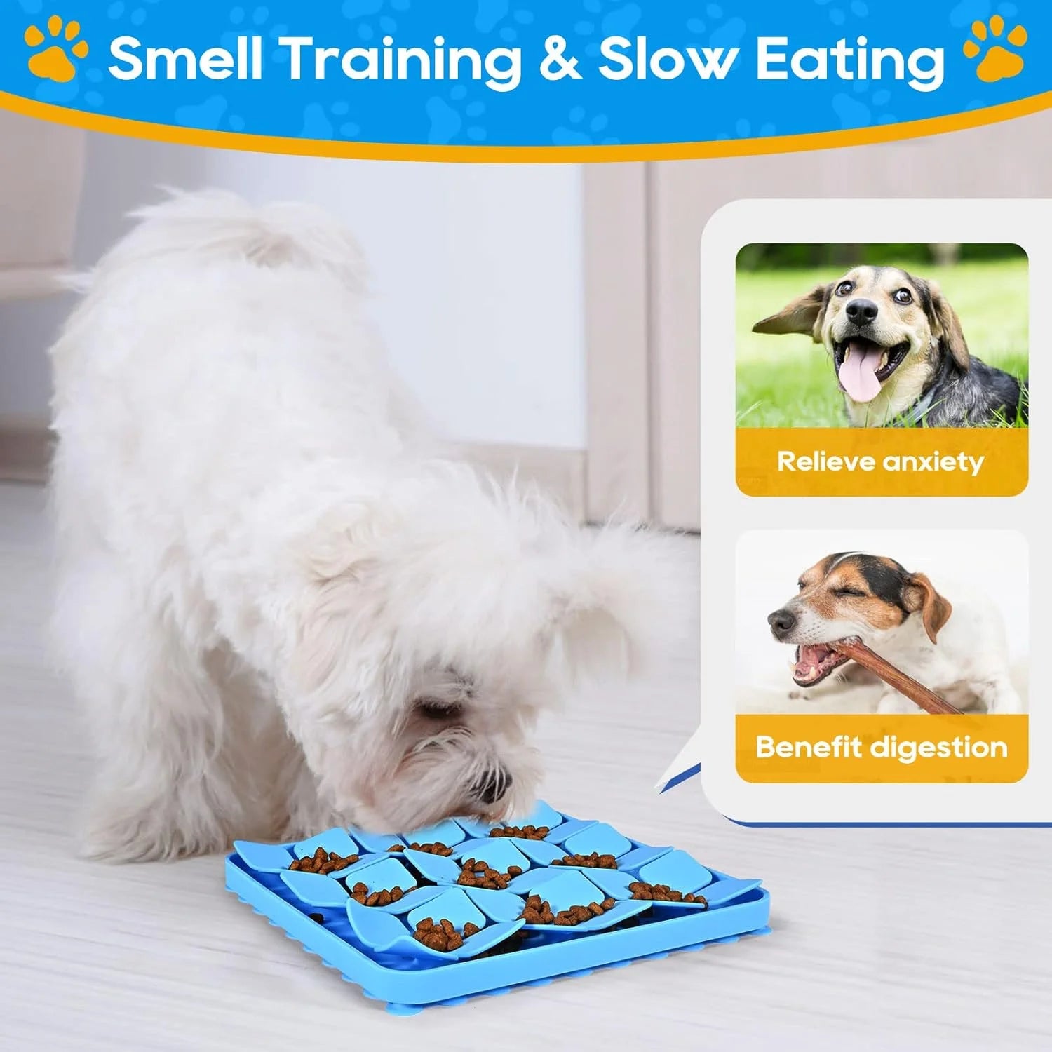 XL Purple Silicone Snuffle Mat for Dogs T8641