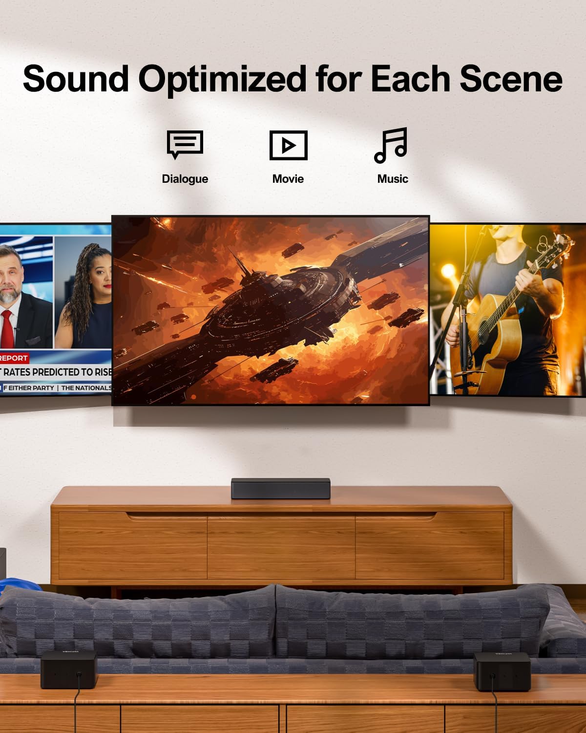 5.1 Sound Bar with Subwoofer U4606