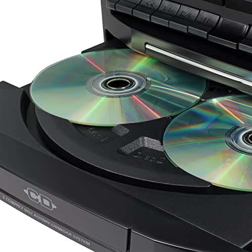 3 Speed Stereo Turntable with Dual Cassette Deck Y132113