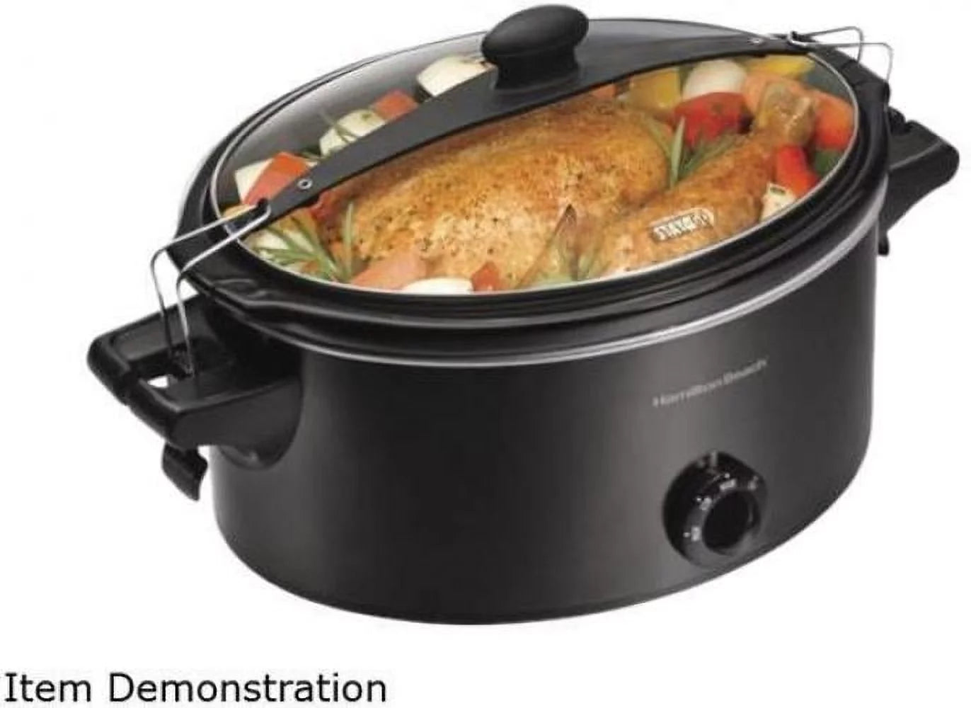 6 Quart Black Slow Cooker H364484