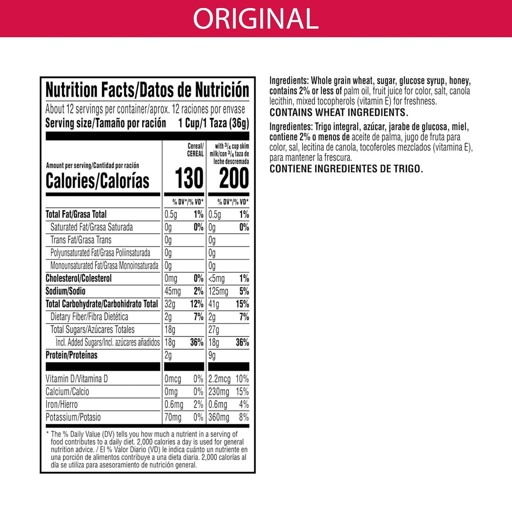 15.3oz Original Whole Grain Breakfast Cereal G4632
