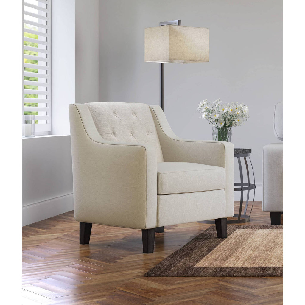 Cream Tufted Accent Chair P289