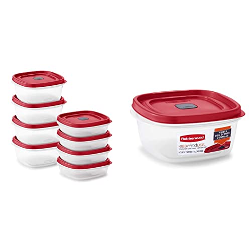 3-Pack 5-Cup Food Storage Containers Racer Red J188237