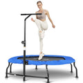 50" Rebounder Trampoline with Bar, 550 LBS Mini Trampoline M457435