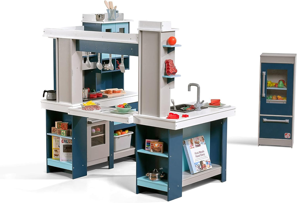15 Piece Wooden Kitchen Set for Kids W724790
