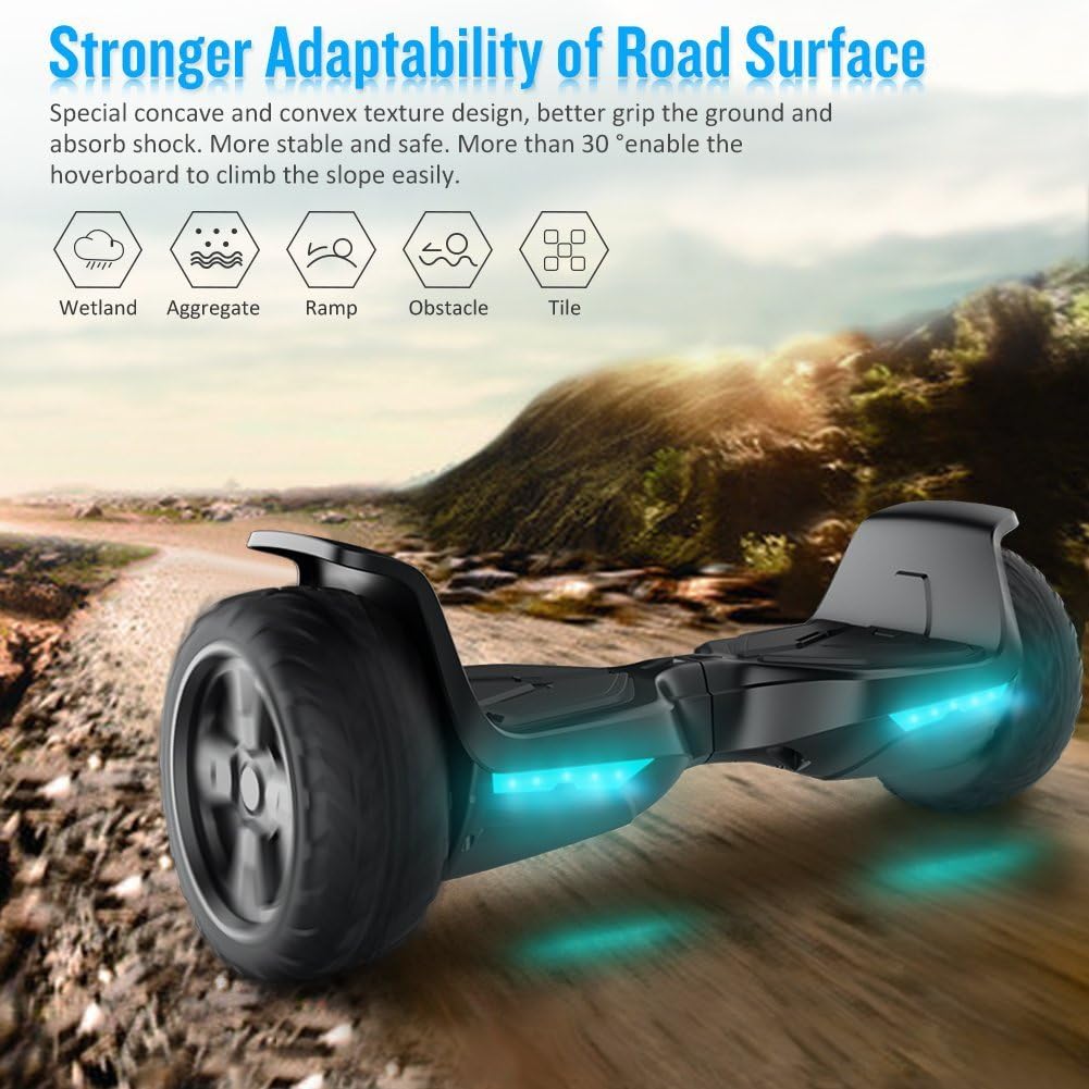 8.5'' All Terrain Off-Road Hoverboard with Bluetooth Speaker, LED Lights V344