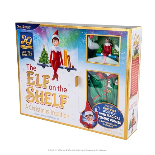 Posable Boy Scout Elf with Blue Eyes Box Set W880129