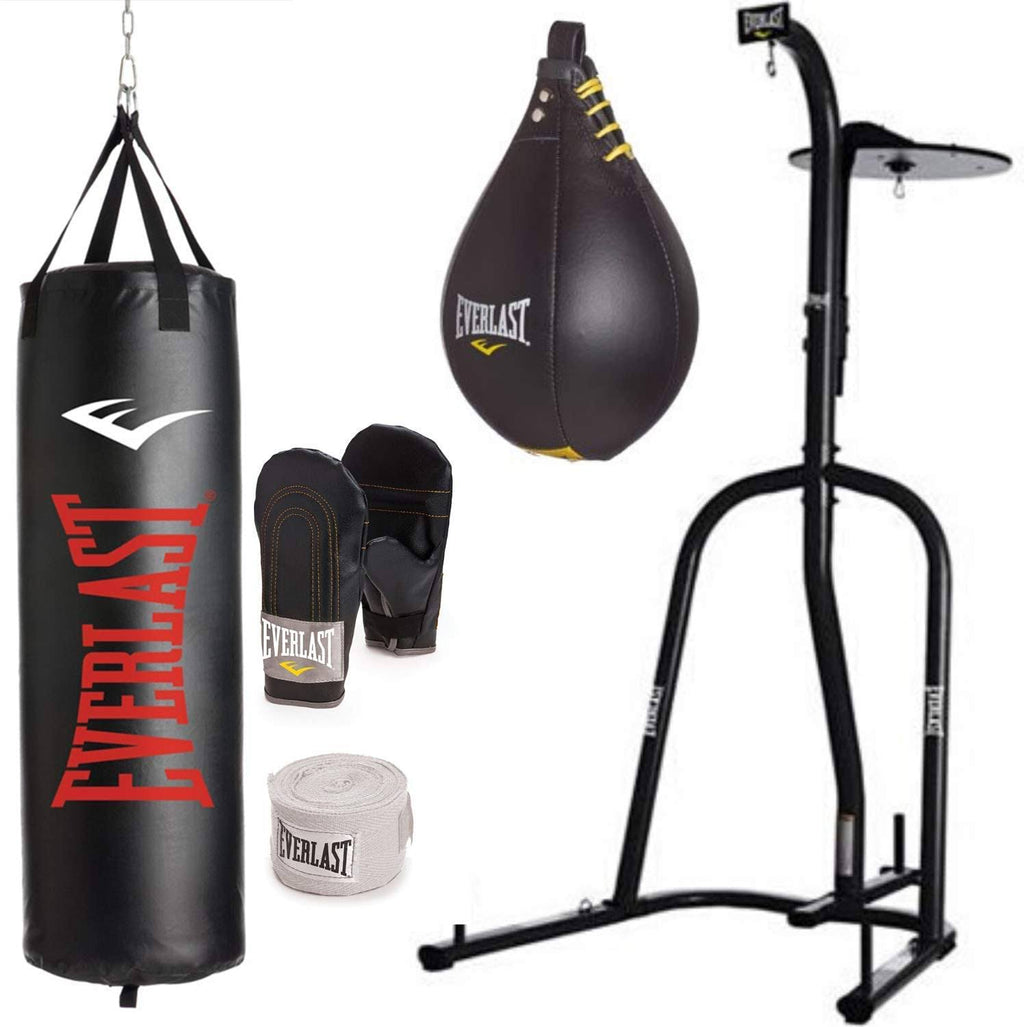 Dual Station Heavy Bag Stand with Speedbag T259772