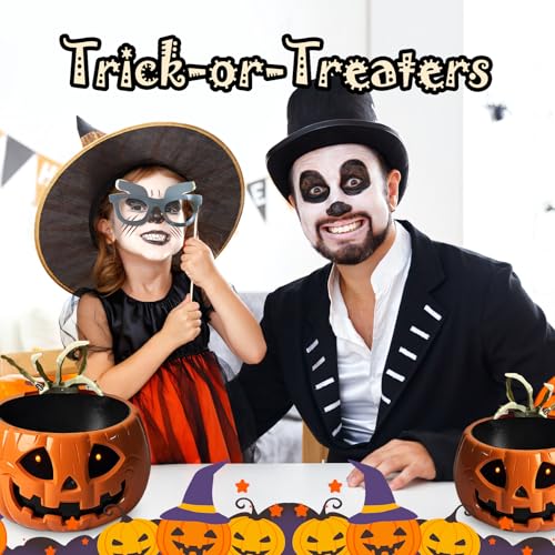 Halloween Candy Bowl with Moving Skull Hand and Glowing Red Eyes Q930983