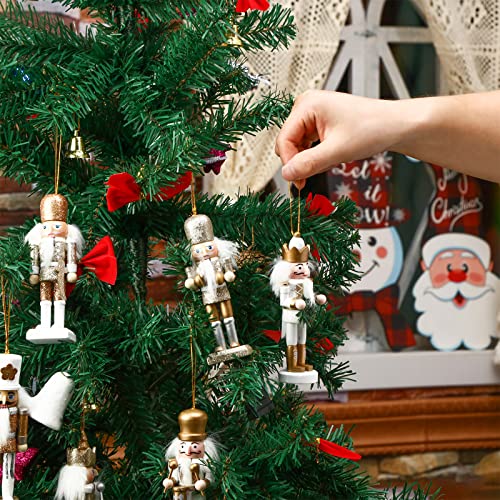 10 Pcs Wooden Nutcracker Ornaments Q1568