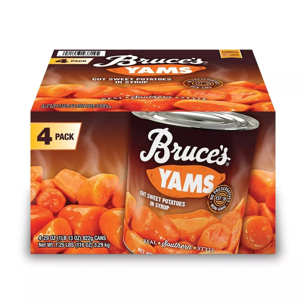 29 Ounce Pack of 4 Cut Yams D9624