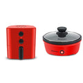 Personal Electric Hot Air Fryer and Electric Skillet V1300