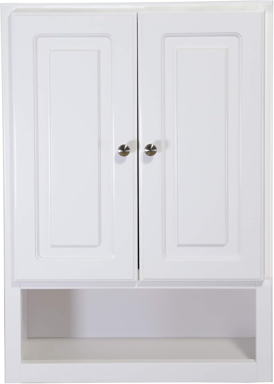 White 2-Door Bathroom Wall Cabinet B8840