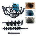 52cc Gas Powered Earth Auger Post Hole Digger Borer Fence Ground Drill 4inch 6inch 8inch Bits F483