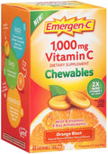1000 mg Vitamin C Chewable Tablets, 40 ea (Pack of 3) J9542