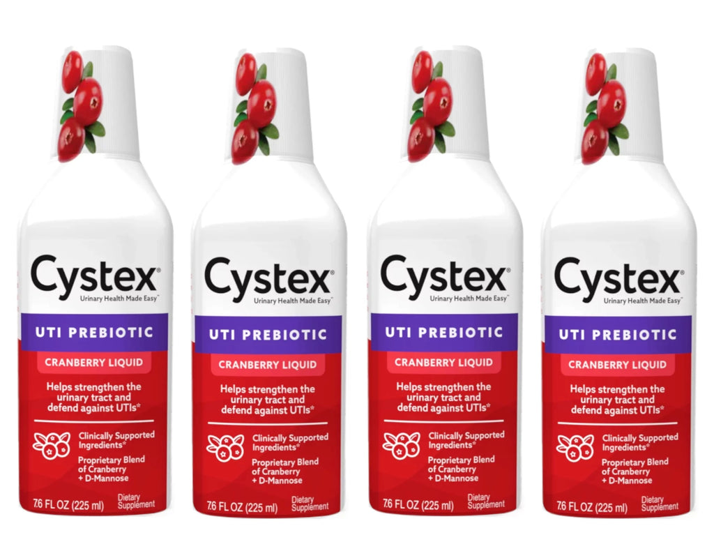 4 Pack Cranberry Flavor 7.6oz Each Urinary Health T483605
