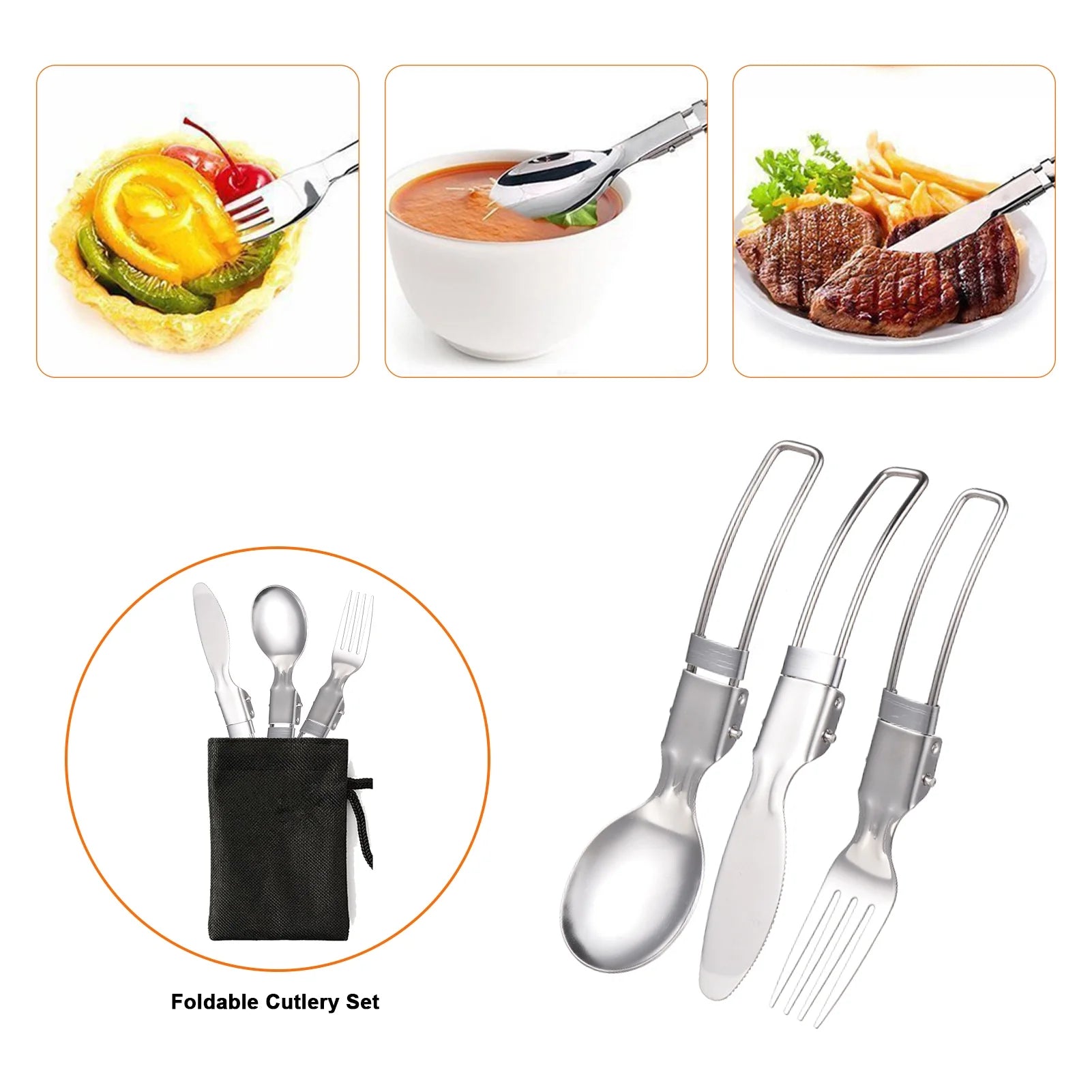 Camping Cookware Mess Kit with Camping Stove B7549