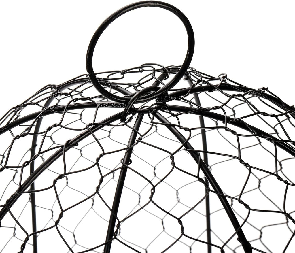 Black Metal Garden Cloche 5 Pack K526948
