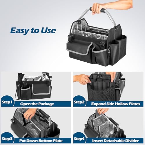 Collapsible Car Care Bag with Handle & Shoulder Strap M69906