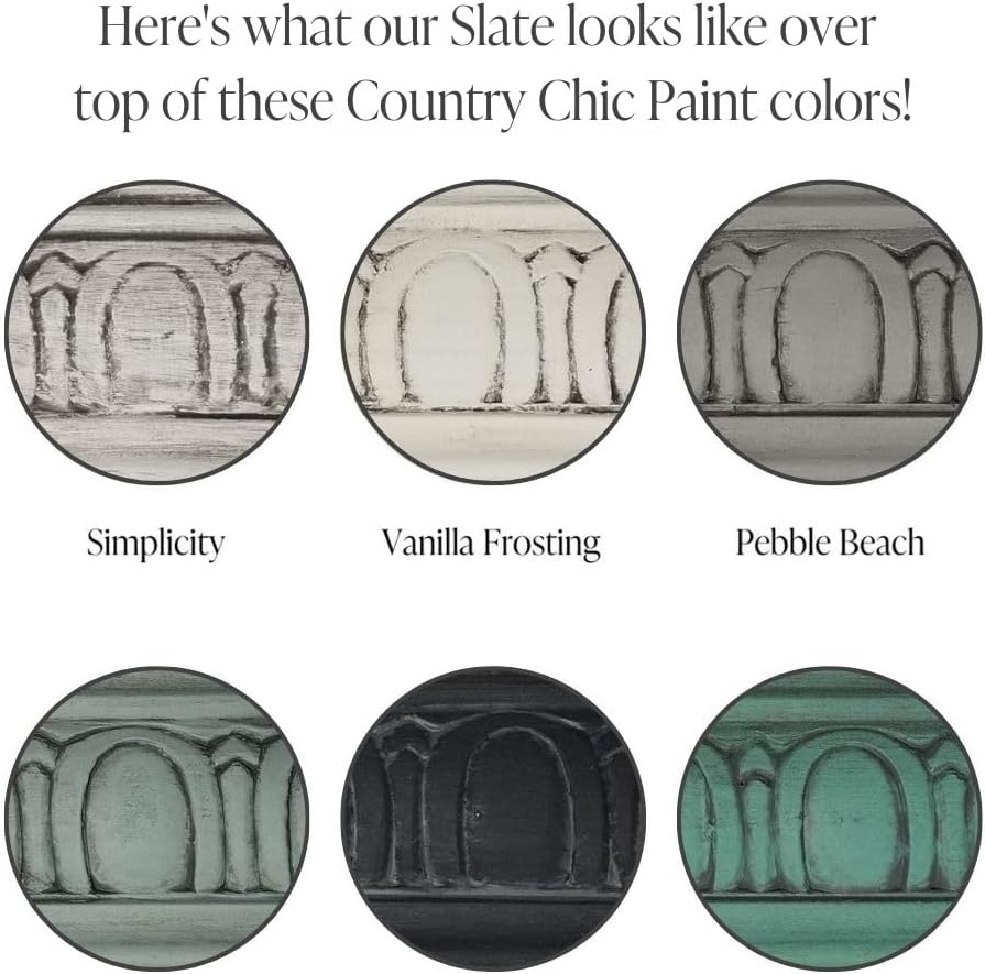 Slate Grey Antique Patina Special Effects Glaze (4 oz) P12702
