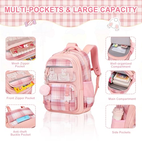 Purple School Backpack with Lunch Box P2132