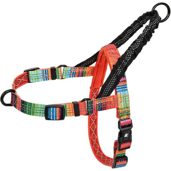 Pattern Reflective No Pull Dog Harness with Bungee Handle O9918