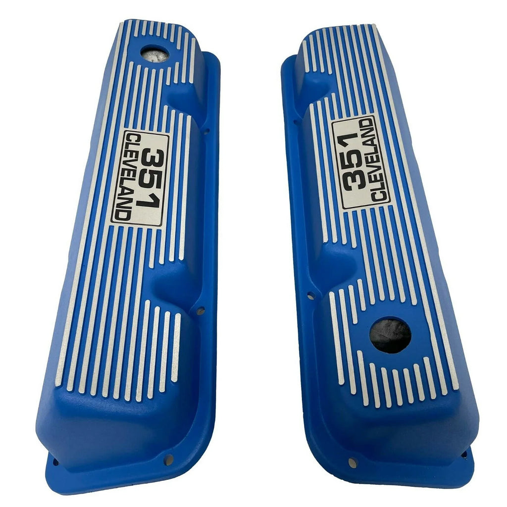 Blue 351 Cleveland Valve Covers D507778
