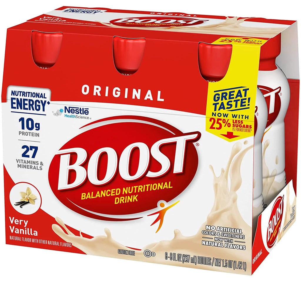 Vanilla Nutritional Drink, 8 oz, 6-CT (Pack of 2) U319303