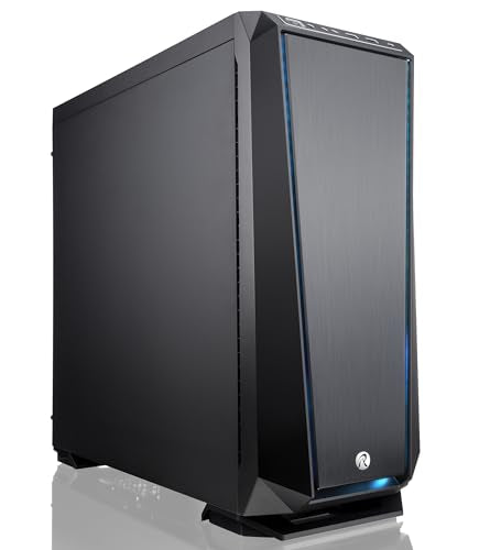 Black Full Tower PC Case with Tempered Glass B7565
