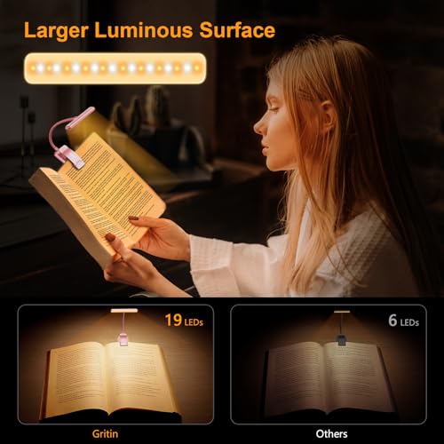 19 LED Rechargeable Book Light with Memory Function U807806