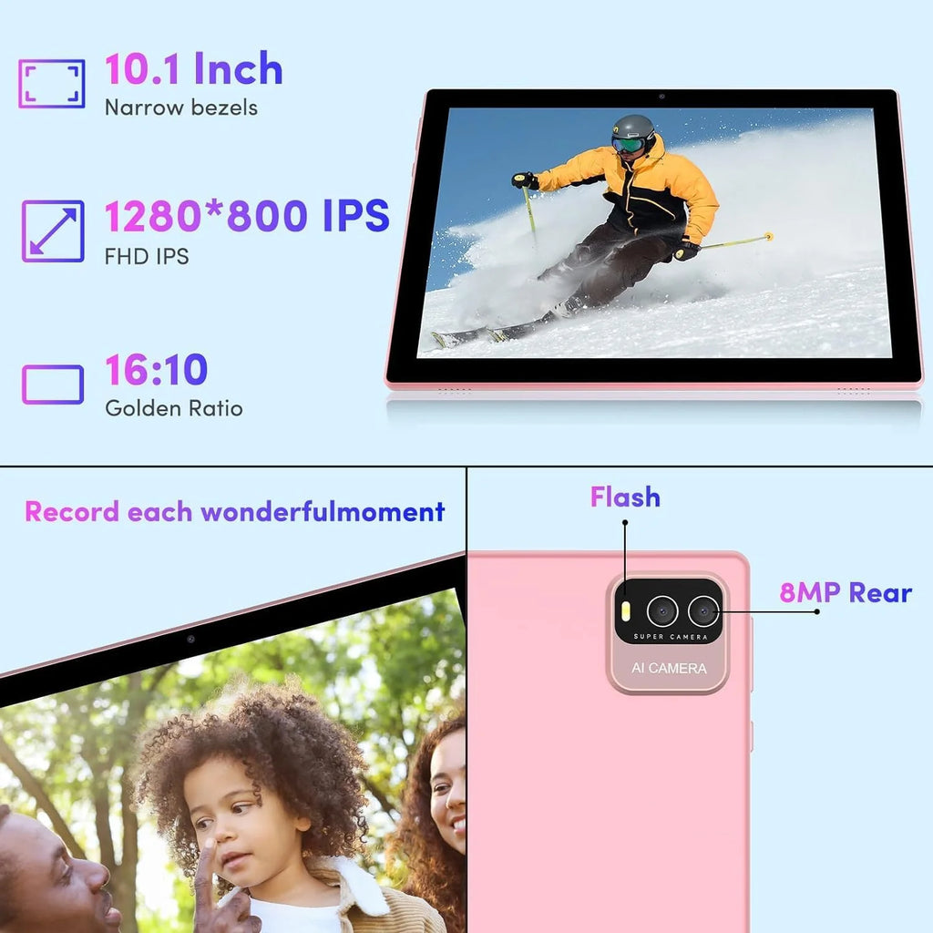 10.1 inch 2 in 1 Tablet with Keyboard, 8GB RAM+64GB ROM P258058